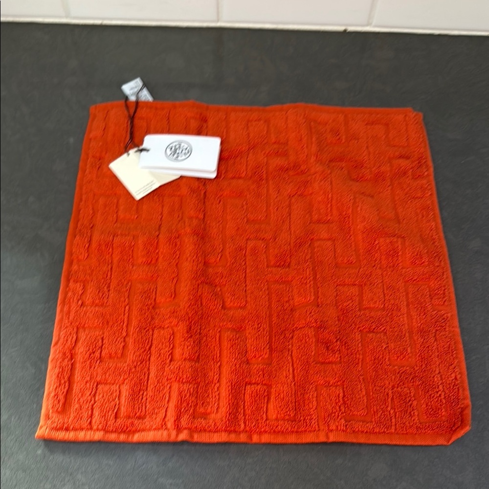 Hermes Orange H Towel NWT